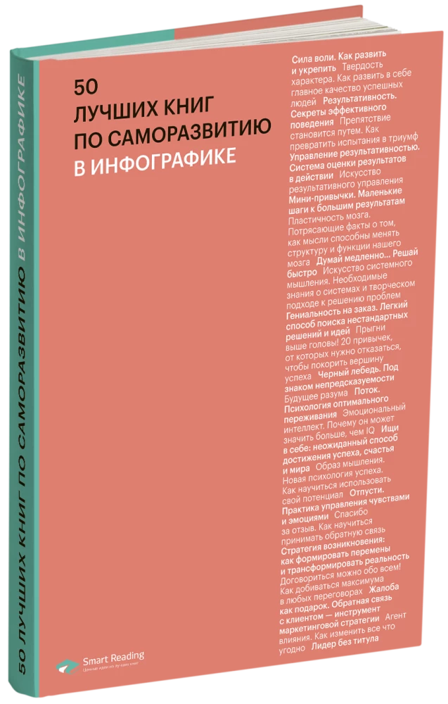 50 geriausių knygų apie saviugdą infografikoje