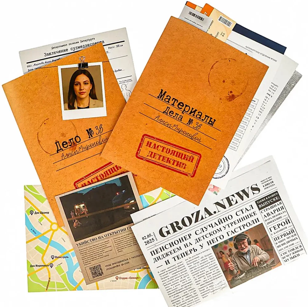 Brettspiel - Echter Detektiv, Fall Nr. 38 von Alisa Mironova