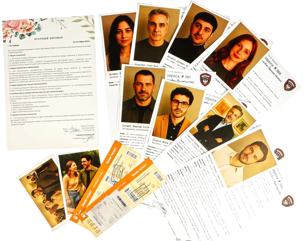 Brettspiel - Echter Detektiv, Fall Nr. 38 von Alisa Mironova