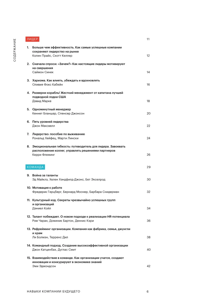 Skills of the Company of the Future. 50 Business Bestsellers in Infographics