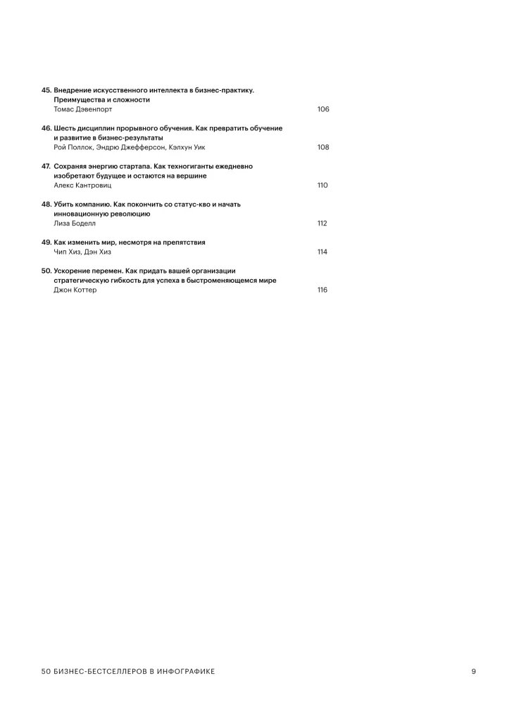 Skills of the Company of the Future. 50 Business Bestsellers in Infographics