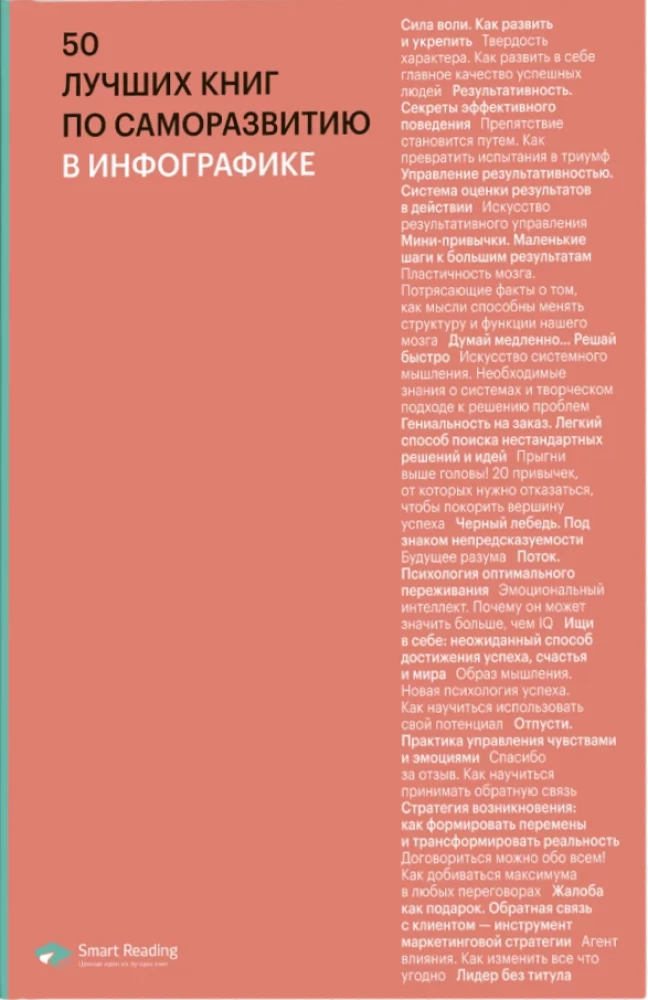 50 geriausių knygų apie saviugdą infografikoje