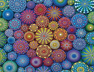 Пазл 2000. Радужная мандала