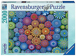 Пазл 2000. Радужная мандала