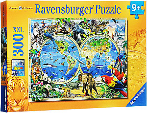 Пазл 300 Карта мира