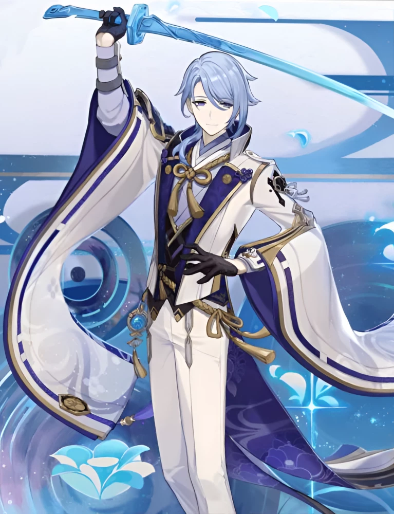 Картина по номерам - Геншин. Аято, 30х40см