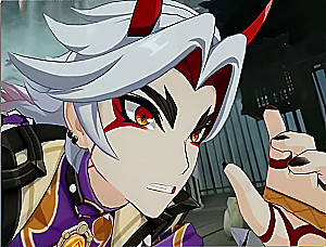 Zahlenmalerei - Genshin. Itto, 30x40cm