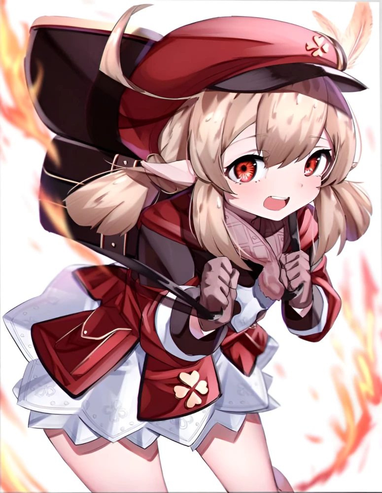 Glezna pēc numuriem - Genshin. Kli, 30x40cm