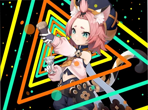 Glezna pēc numuriem - Genshin. Diona, 30x40cm