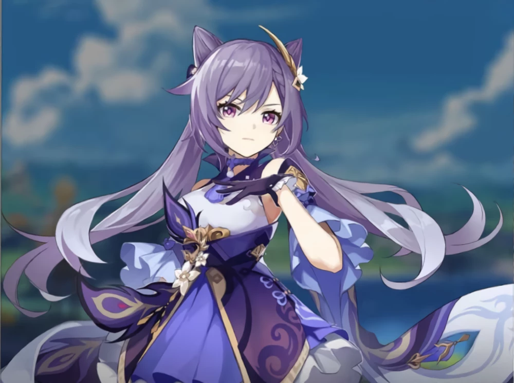 Glezna pēc numuriem - Genshin. Ke Cing, 30x40cm