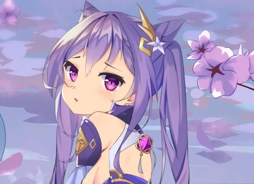 Zahlen nach Farben - Genshin. Ke Qing, 30x40cm