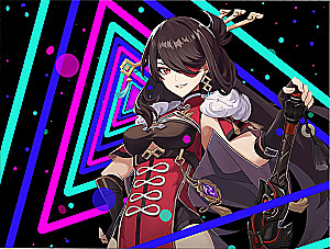 Glezna pēc numuriem - Genshin. Beidou, 30x40cm