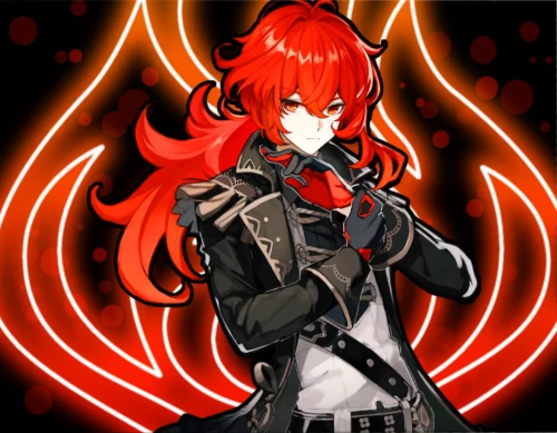 Glezna pēc numuriem - Genshin. Diljuks, 30x40cm