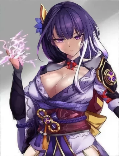 Malerei nach Zahlen - Genshin. Raiden, 30x40cm