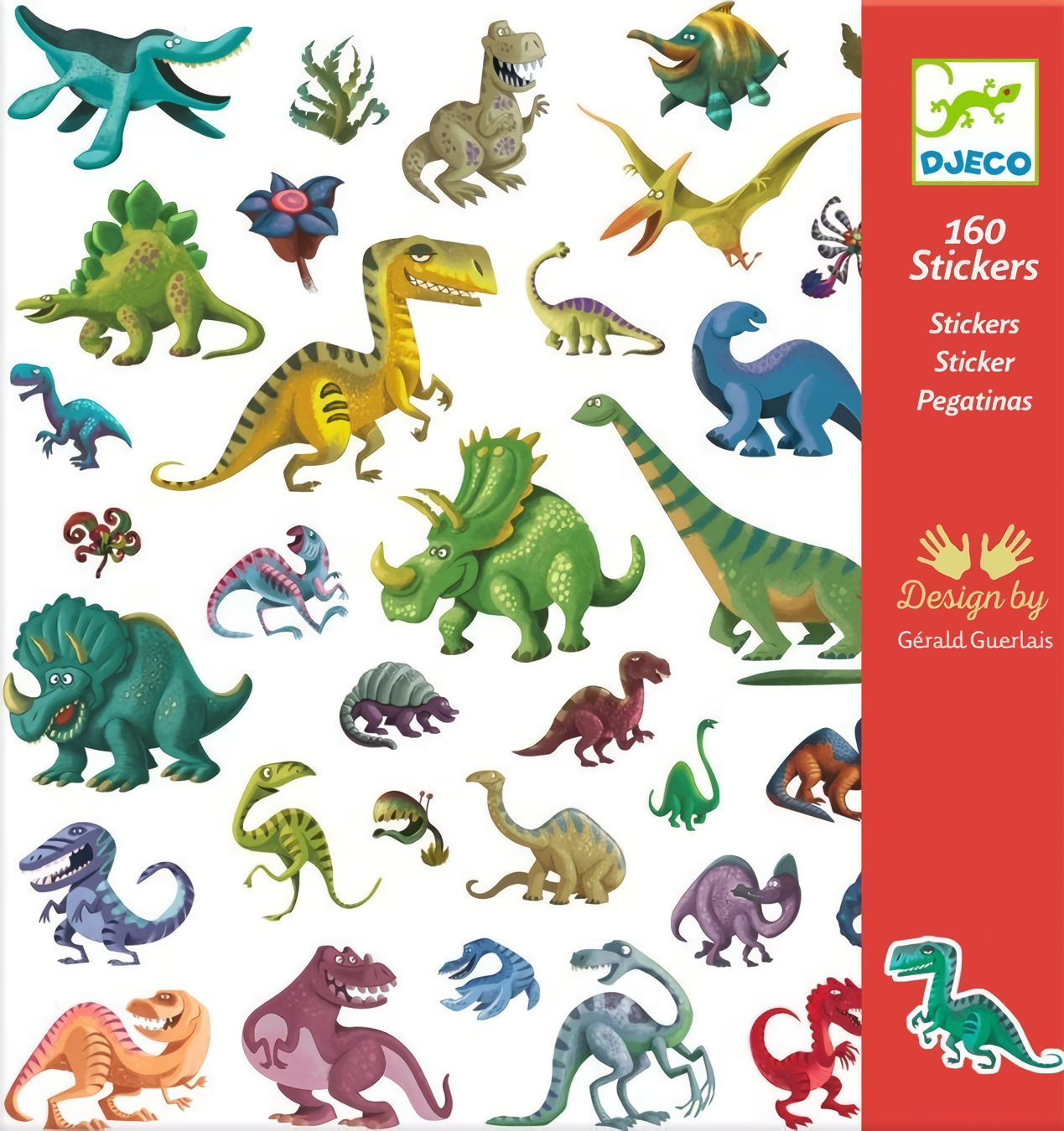 Aufkleber - Dinosaurier 160 Aufkleber