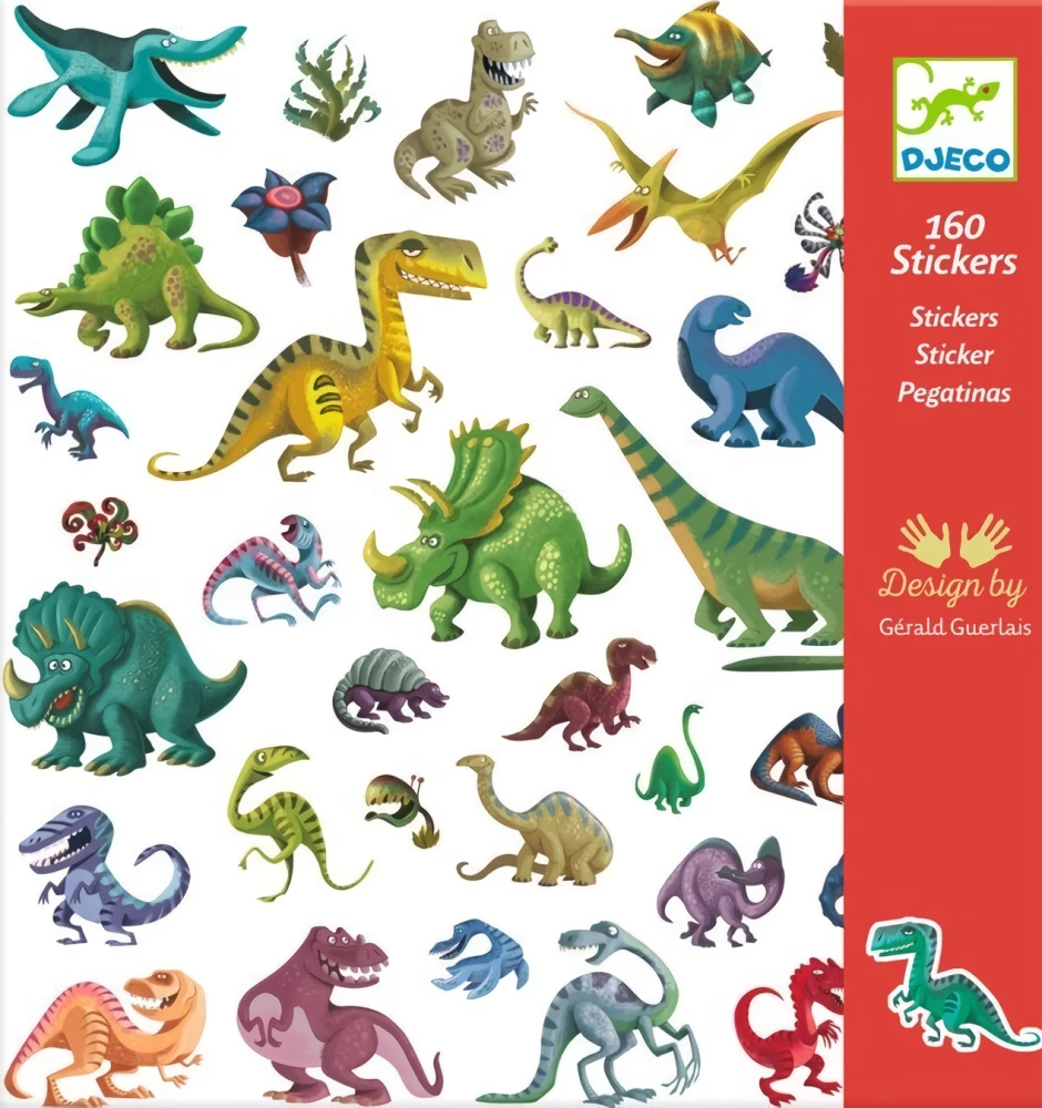 Aufkleber - Dinosaurier 160 Aufkleber