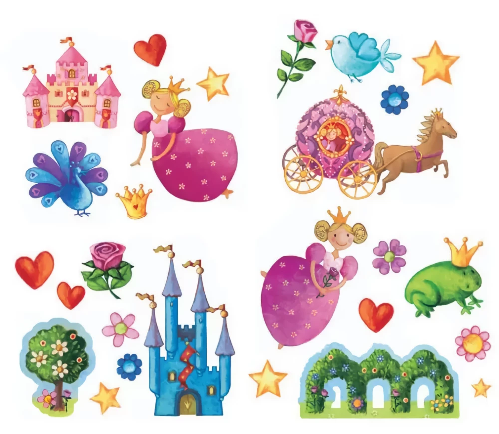 Naklejki - Księżniczki, 160szt.