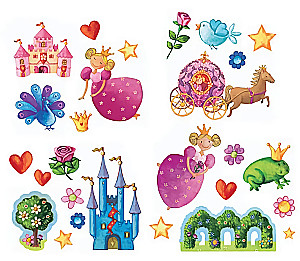 Naklejki - Księżniczki, 160szt.