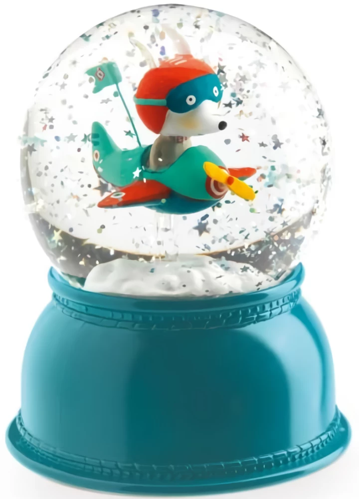 Ночник - Снежный шар. Летчик