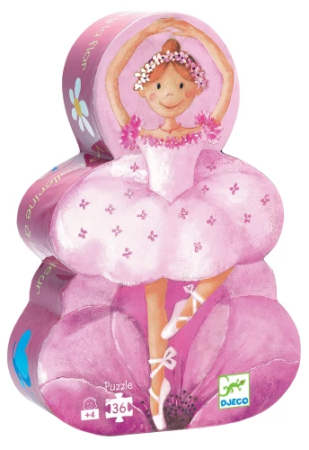 Пазл:36 - Балерина с цветами