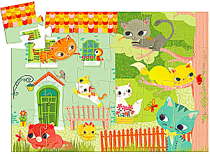 Пазл:24 - Котенок и друзья