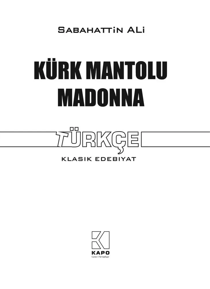 Madonna im Pelzmantel (auf Türkisch)