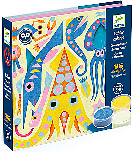 Krāsošana ar smiltīm – Jūras gaismas