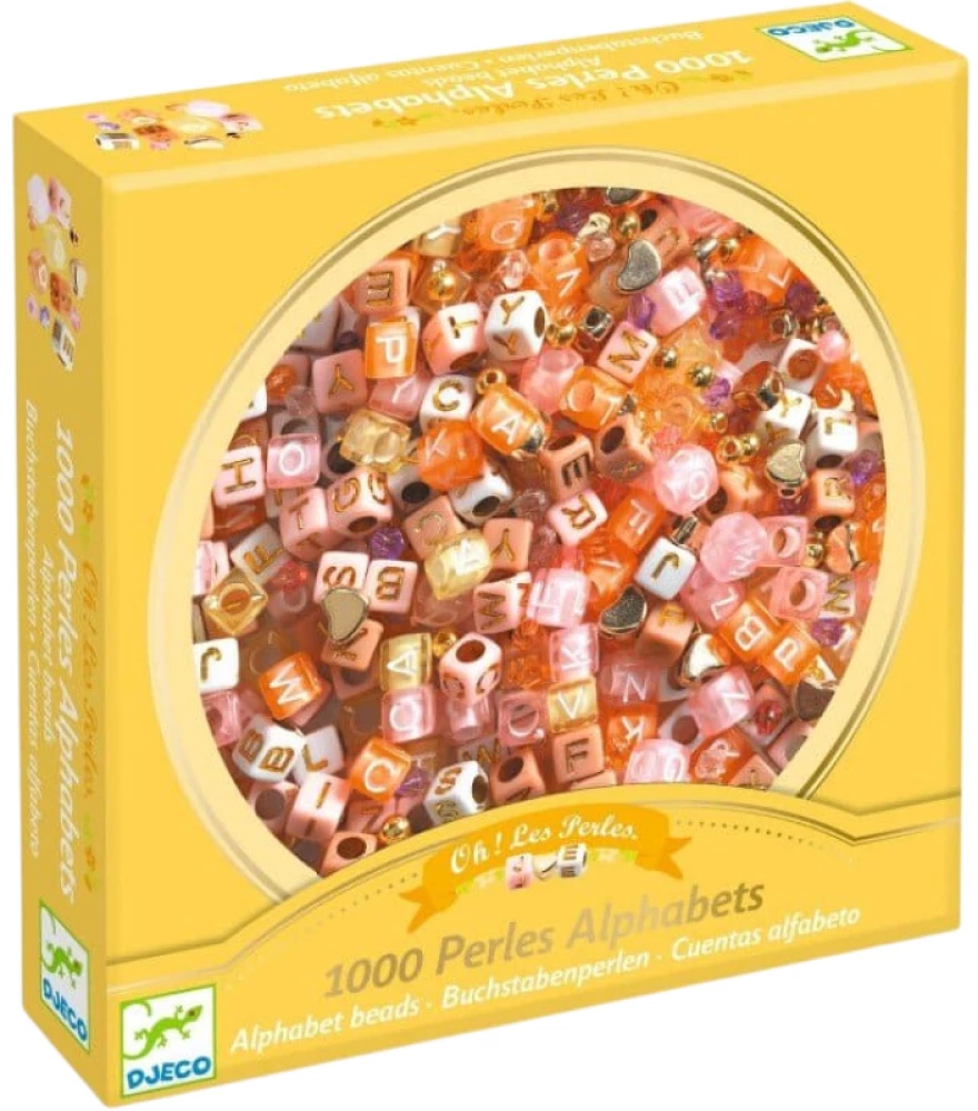 Jewelry Making Kit - Golden Alphabet