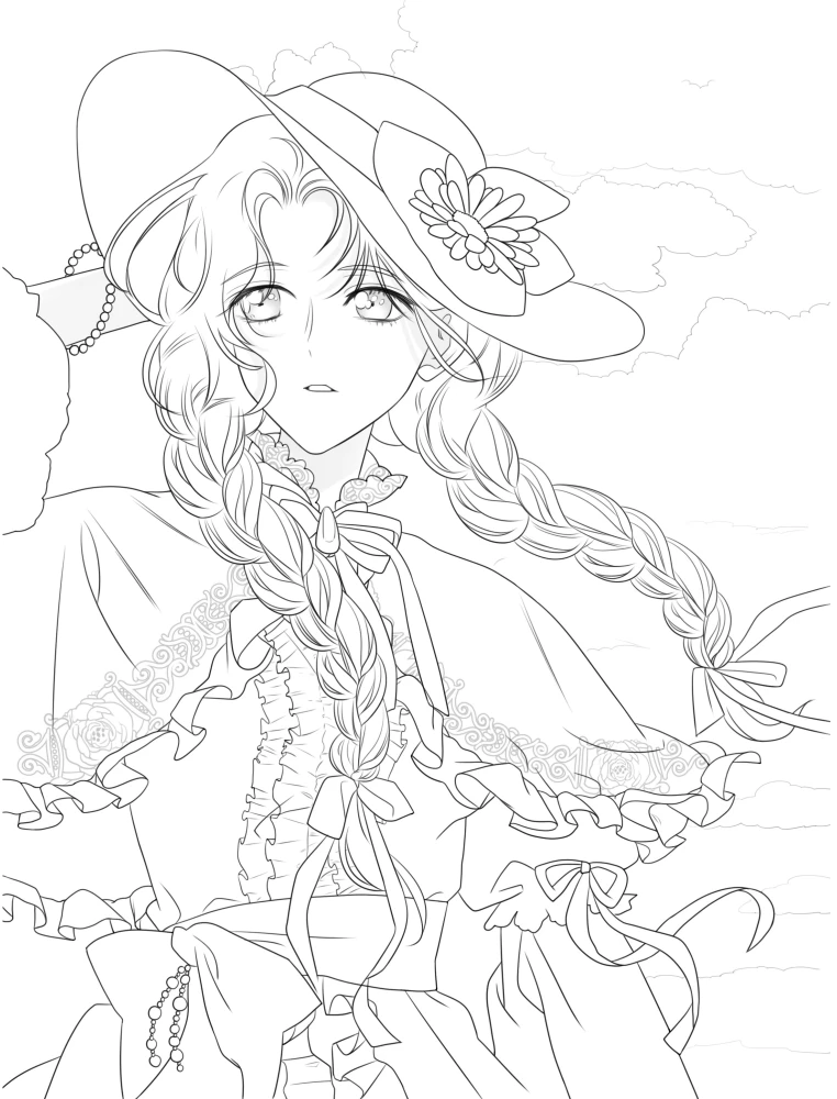 I Want to Become You, Even if Only for One Day. Coloring Book Based on a Webtoon