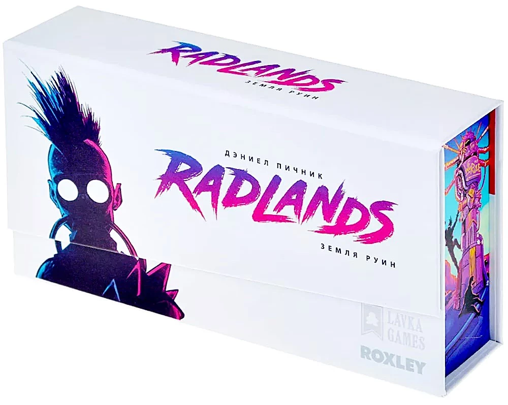 Board Game - Radlands. Land of Ruins. Deluxe + Expansion - Cult of Chrome