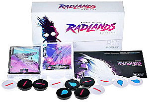 Board Game - Radlands. Land of Ruins. Deluxe + Expansion - Cult of Chrome