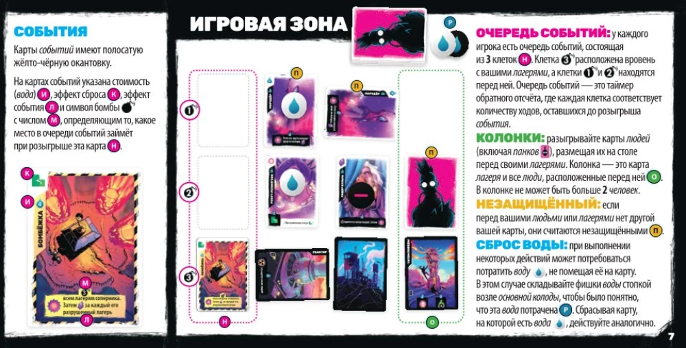 Board Game - Radlands. Land of Ruins. Deluxe + Expansion - Cult of Chrome