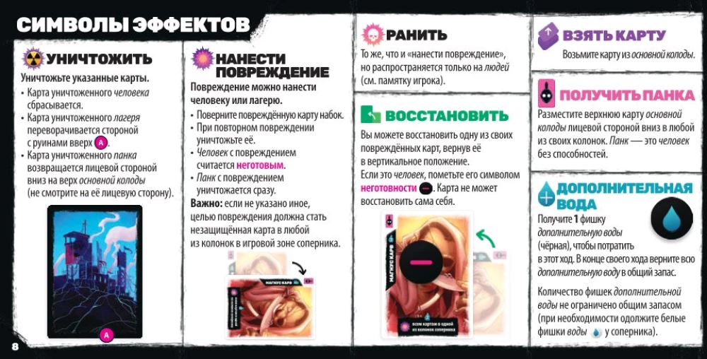 Board Game - Radlands. Land of Ruins. Deluxe + Expansion - Cult of Chrome