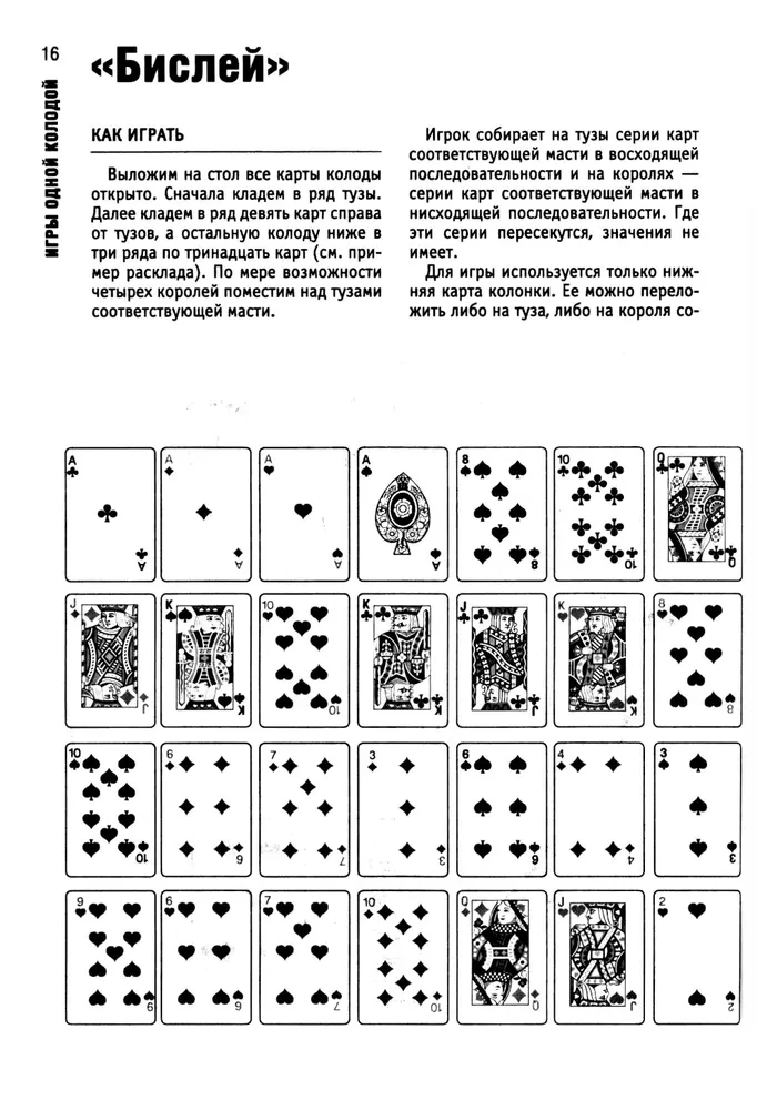 Карточные игры и пасьянсы для одного игрока