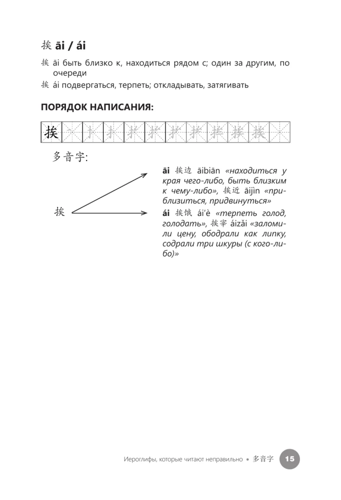 Иероглифы, которые читают неправильно. Омографы