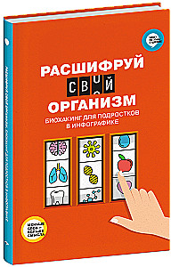 Atšifrē savu organismu. Biohacking pusaudžiem infografikā