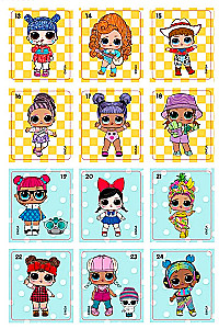 LOL Surprise. Spalvinimo knygelė su lipdukais mergaitėms