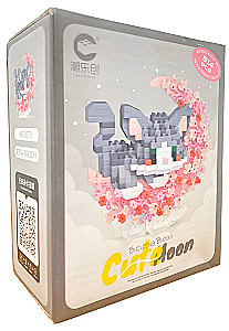 Konstruktor - Cute moon, kot, 514 elementów