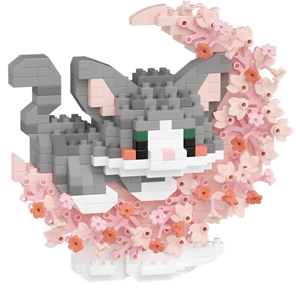 Konstruktor - Cute moon, kot, 514 elementów