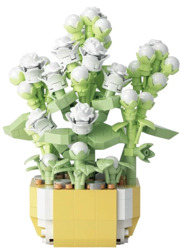 Конструктор - Flower dairy 3D, Сукуленты, в ассортименте