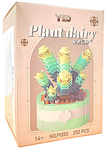 Конструктор - Plant dairy. Сукуленты, 252  детали