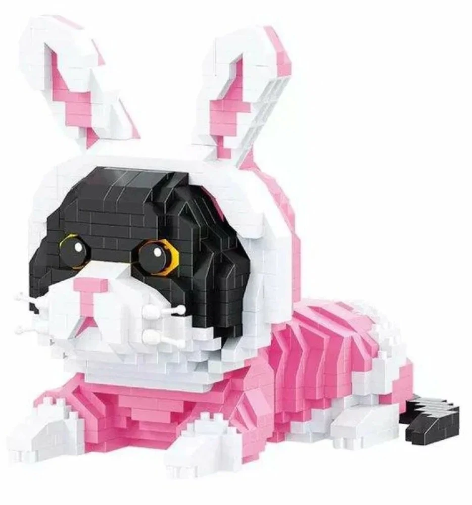 Конструктор - Balody. Кот с ушами зайца, 967 деталей