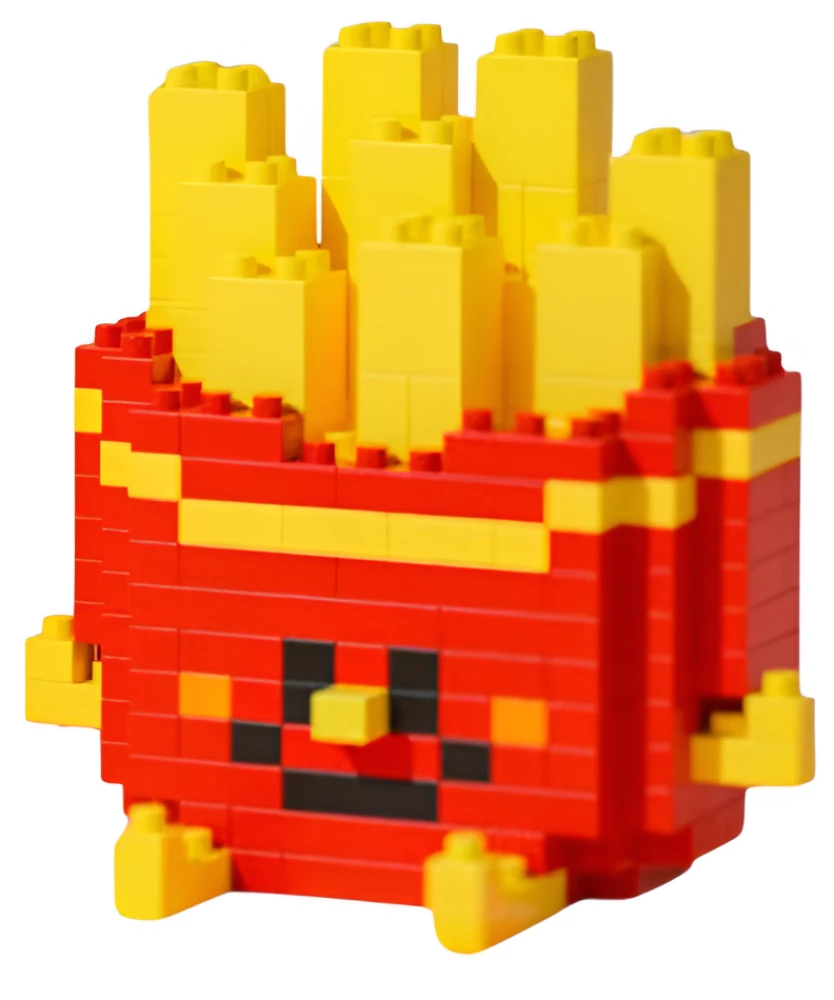 Конструктор - Super Delicious. Картошка фри, 234 детали