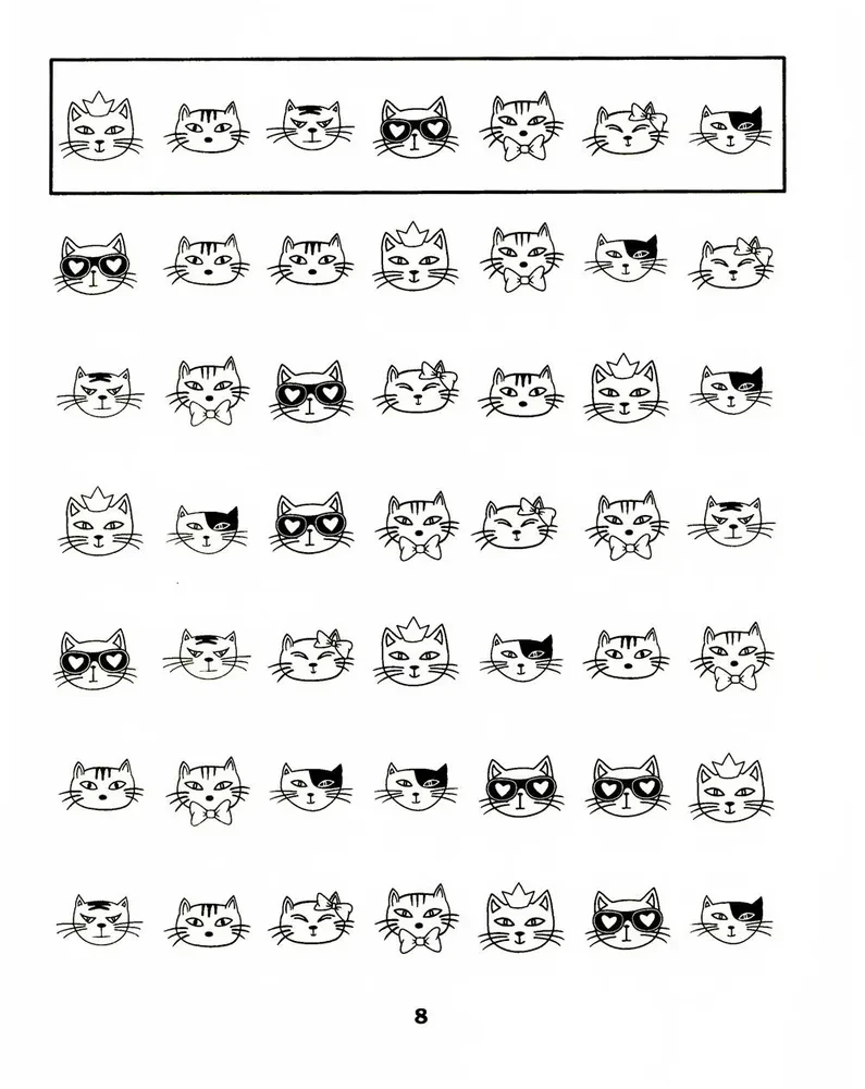 Усидчивость и внимание. Корректурные пробы. Рабочая нейротетрадь для дошкольников