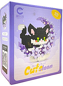 Constructor - Cute Moon. Cat, 470 pieces