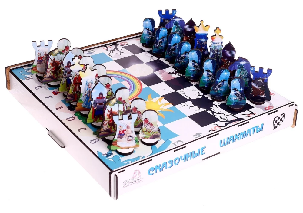 Galda spēle - Šahs. Pasaku varoņi