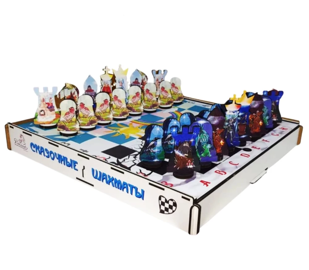 Galda spēle - Šahs. Pasaku varoņi