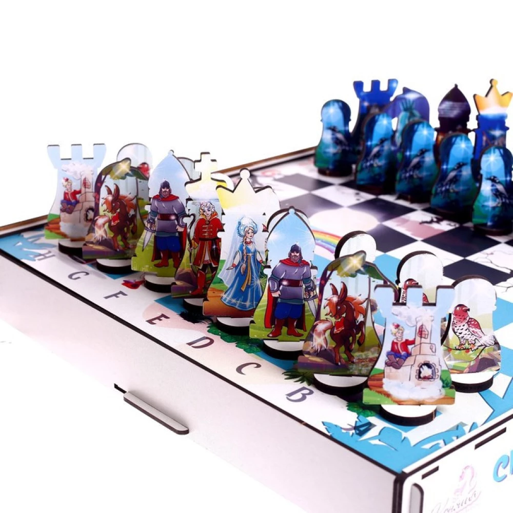 Galda spēle - Šahs. Pasaku varoņi