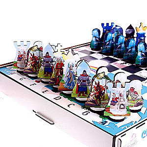 Galda spēle - Šahs. Pasaku varoņi