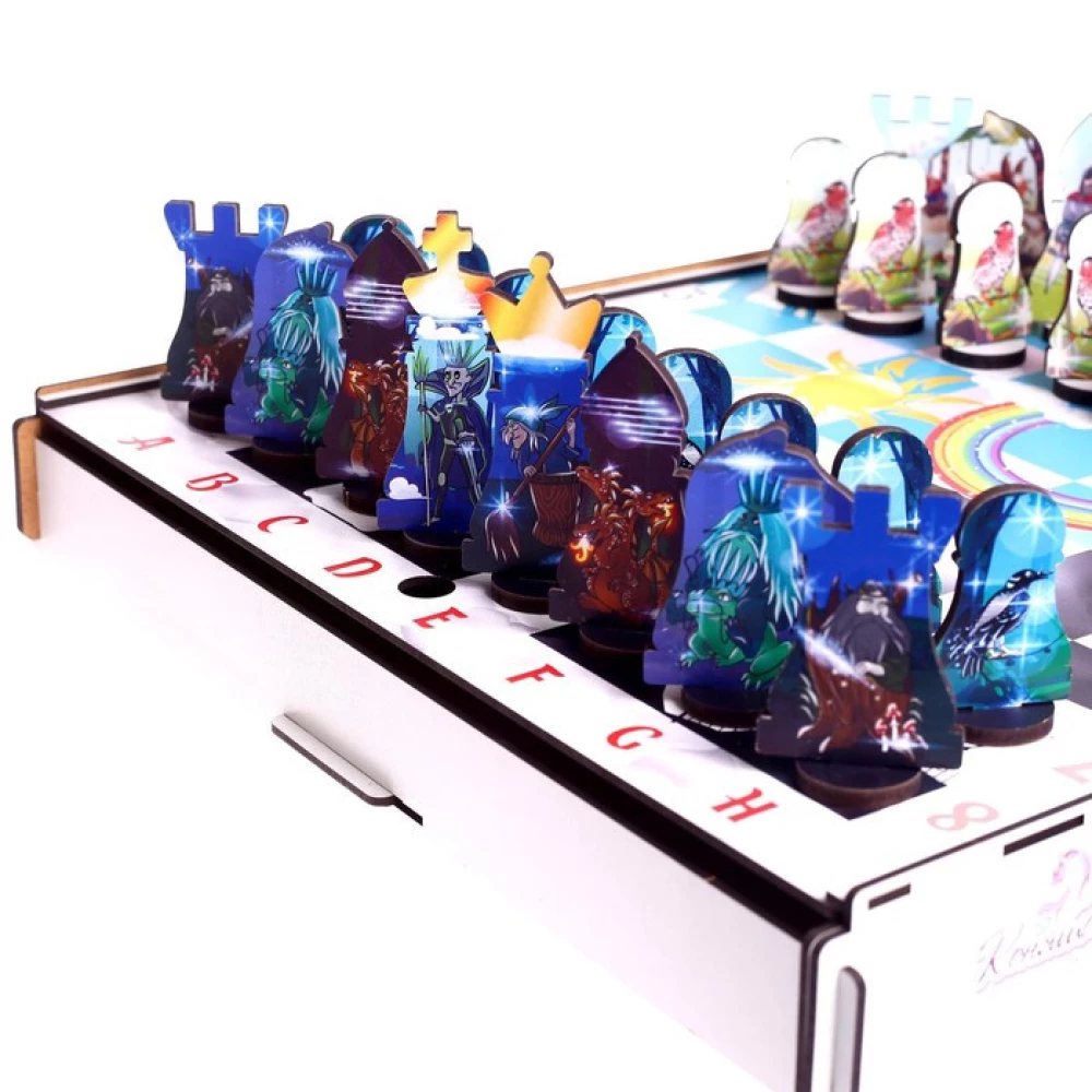 Galda spēle - Šahs. Pasaku varoņi